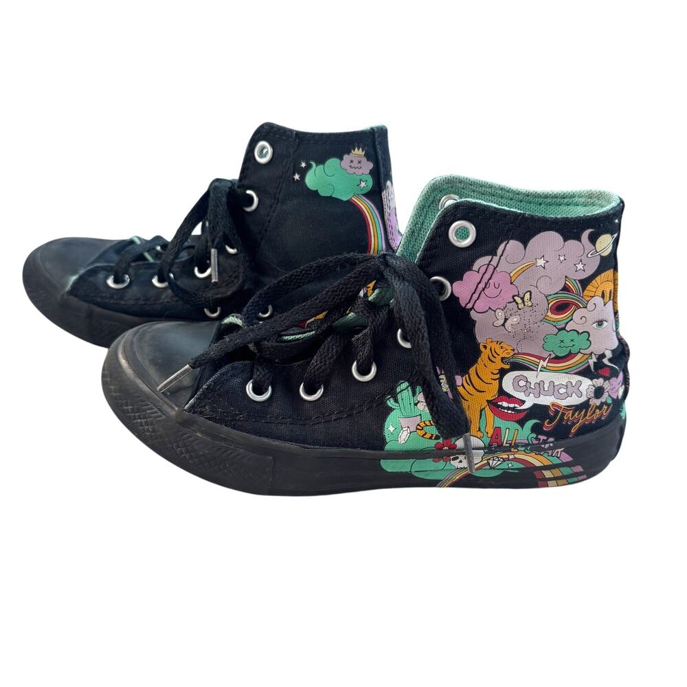 Converse All Star Chuck Taylor Psychedelic High Top Sneakers Size 13C